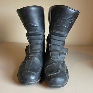 Alpinestars Black Motorcycle Boots